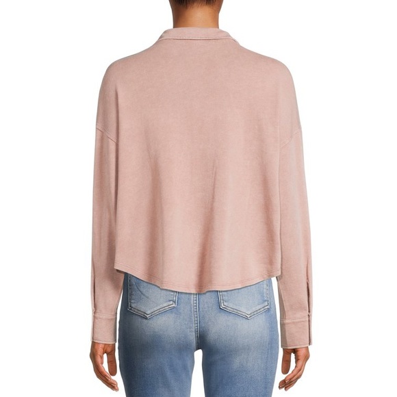 No Boundaries Pink Shacket Size 19 (XXL) - Picture 5 of 6